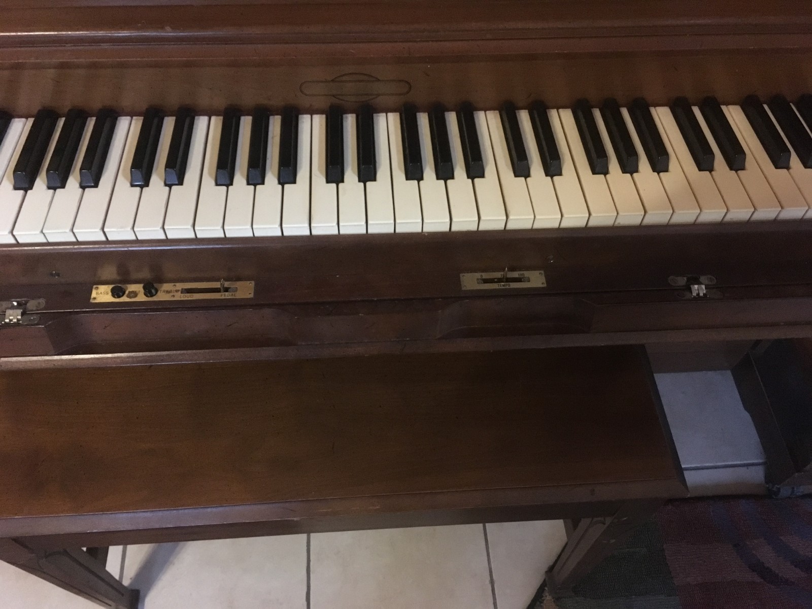 player piano (the sting) and 120 plus rolls