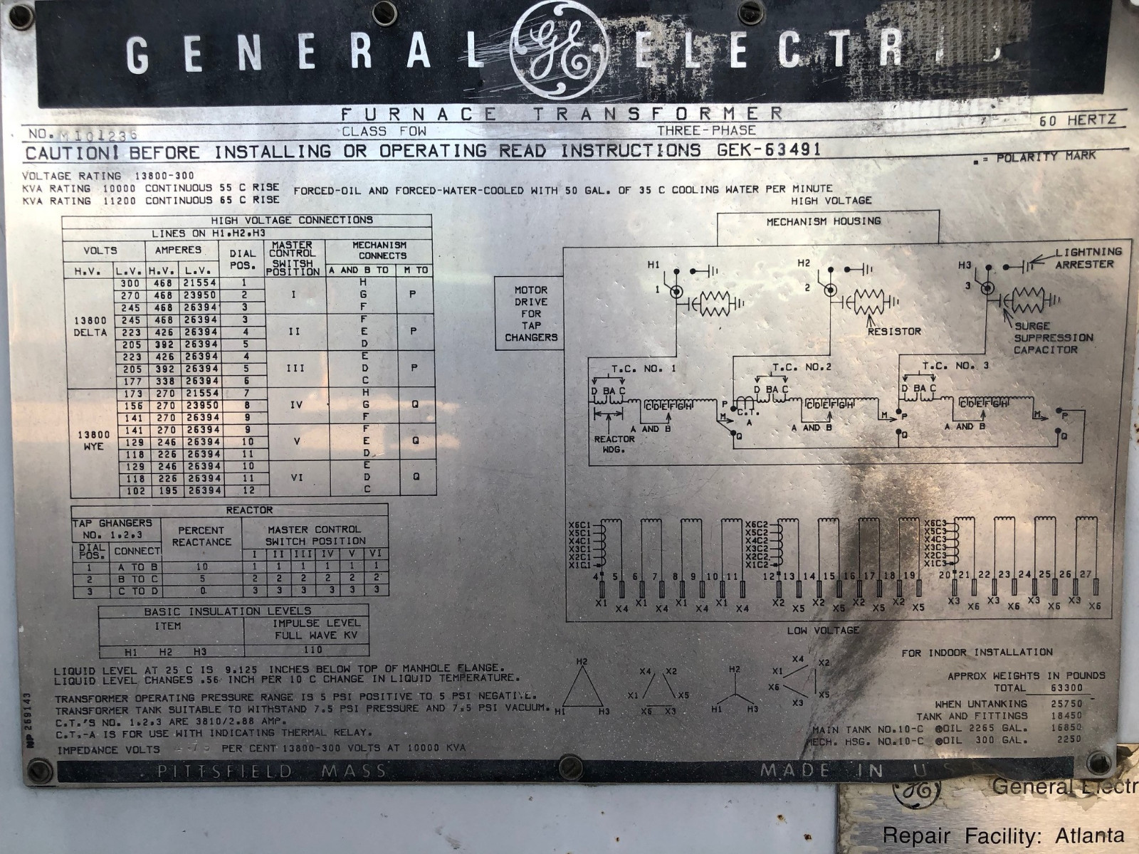 Arc Furnace Transformer