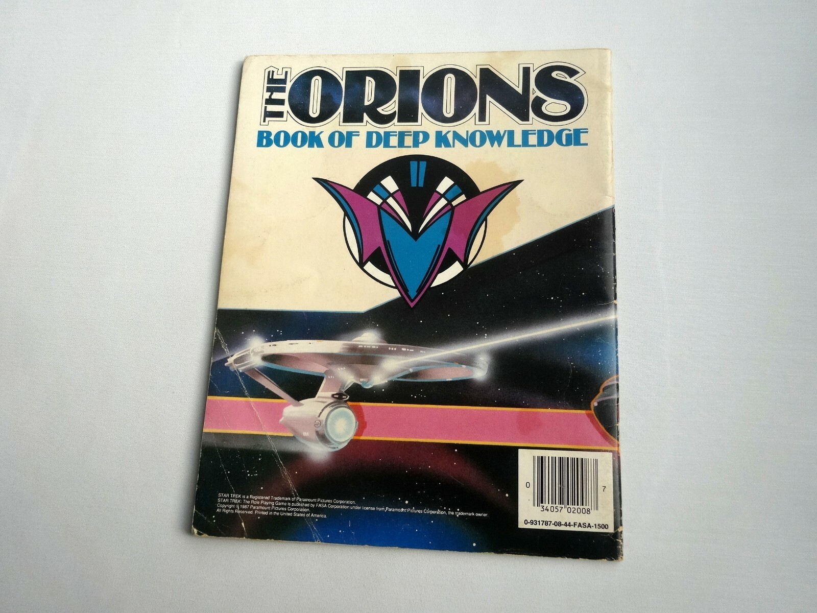 The Orions Book of Deep Knowledge by FASA 1987 Star Trek RPG Supplement