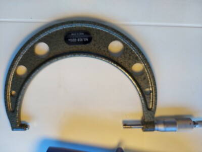 Mitutoyo 5'' - 6'' Range Caliper Micrometer No 103-220A Machinist Tool