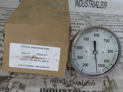 WESTON 4504-02200-WF THERMOMETERS NEW IN BOX 