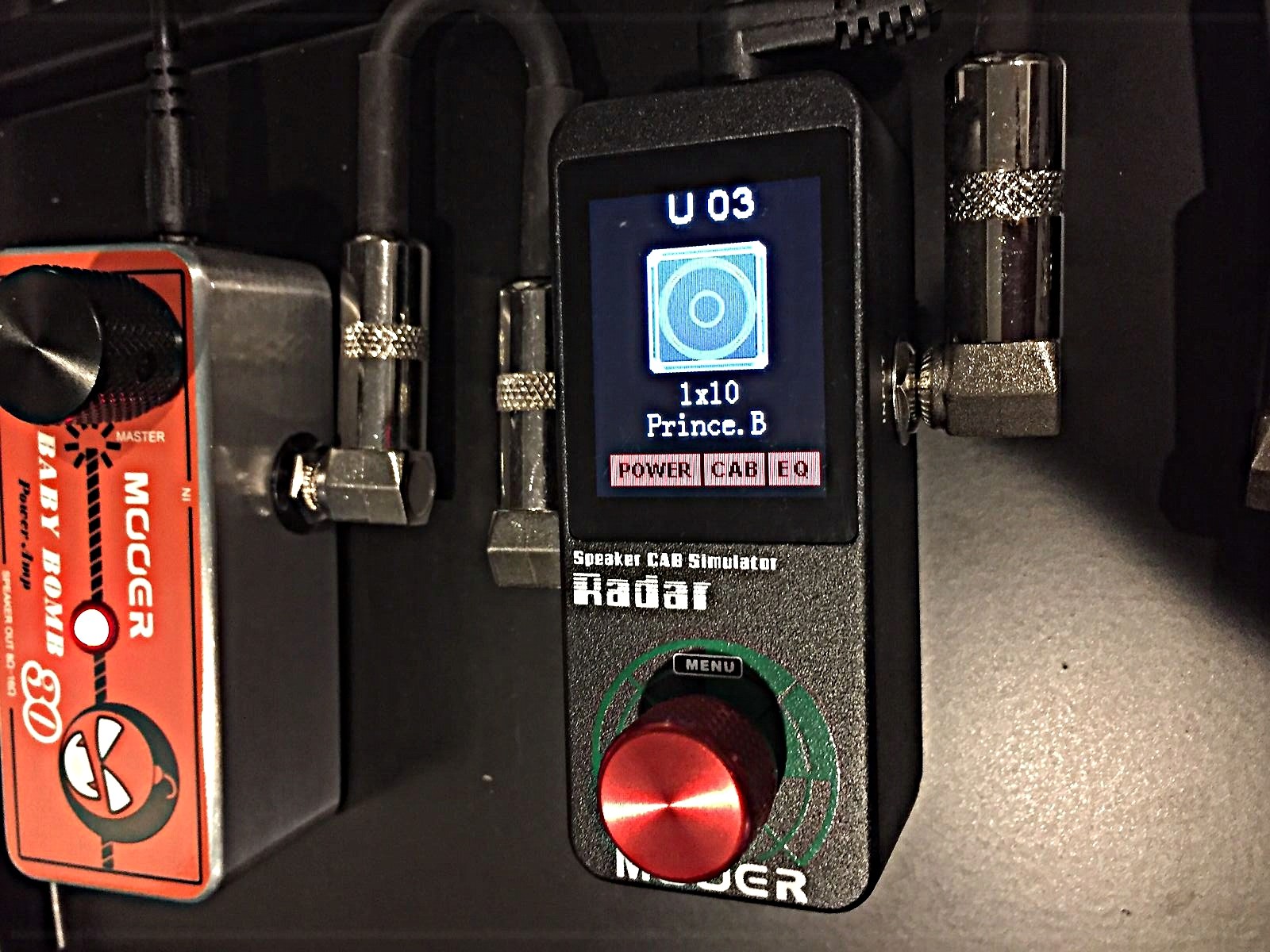 mooer radar pedalboard