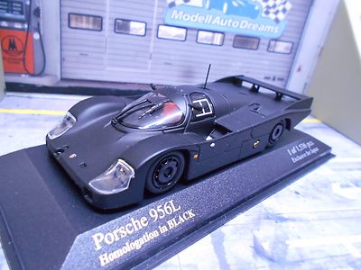 ミニカー Porsche 956L Homologation in BLACK 1/43 Porsche 956L Homologation In Black | eBay