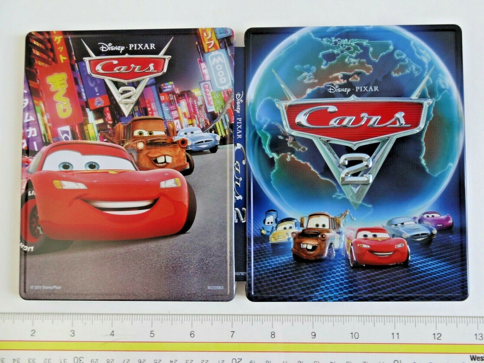 Disney Pixar Cars 2 Best Buy Exclusive Steelbook Metal Box Case No Discs