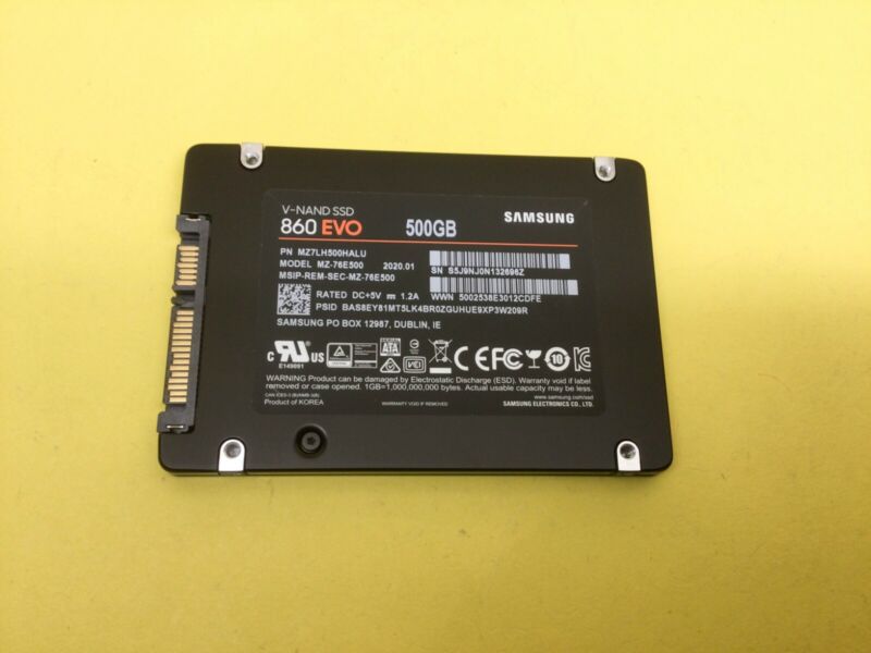 Samsung 860 Evo 500gb 2.5 Inch Sata Iii Internal Ssd Mz-76e500