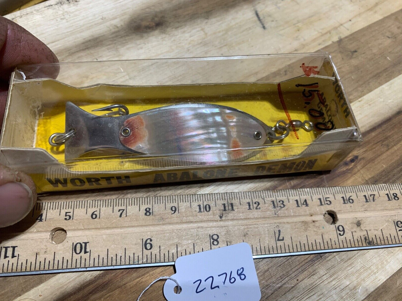 Vintage Worth Abalone Demon fishing lure (22768) | eBay