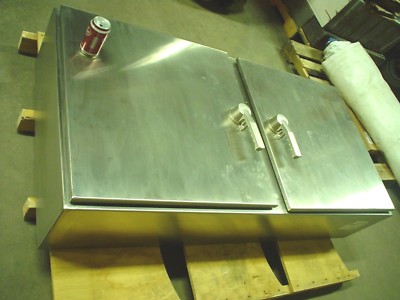 60 day warranty Stainless Steel enclosure louver plate approx 24/'/' x 6/'/'