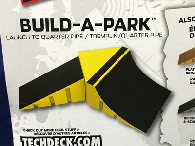 2 NEW Tech Deck BUILD A PARK Sets LAUNCH to QUARTER PIPE Kicker to 6 Stair Rail