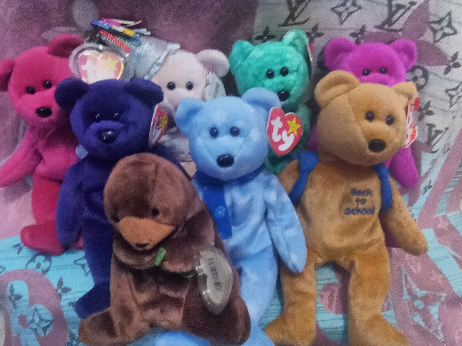 Ty beanie babies lot of eight beanie babies | eBay