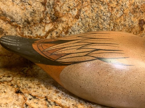 Vintage Duck Decoy Signed Tom Chandler Greenwing  Teal