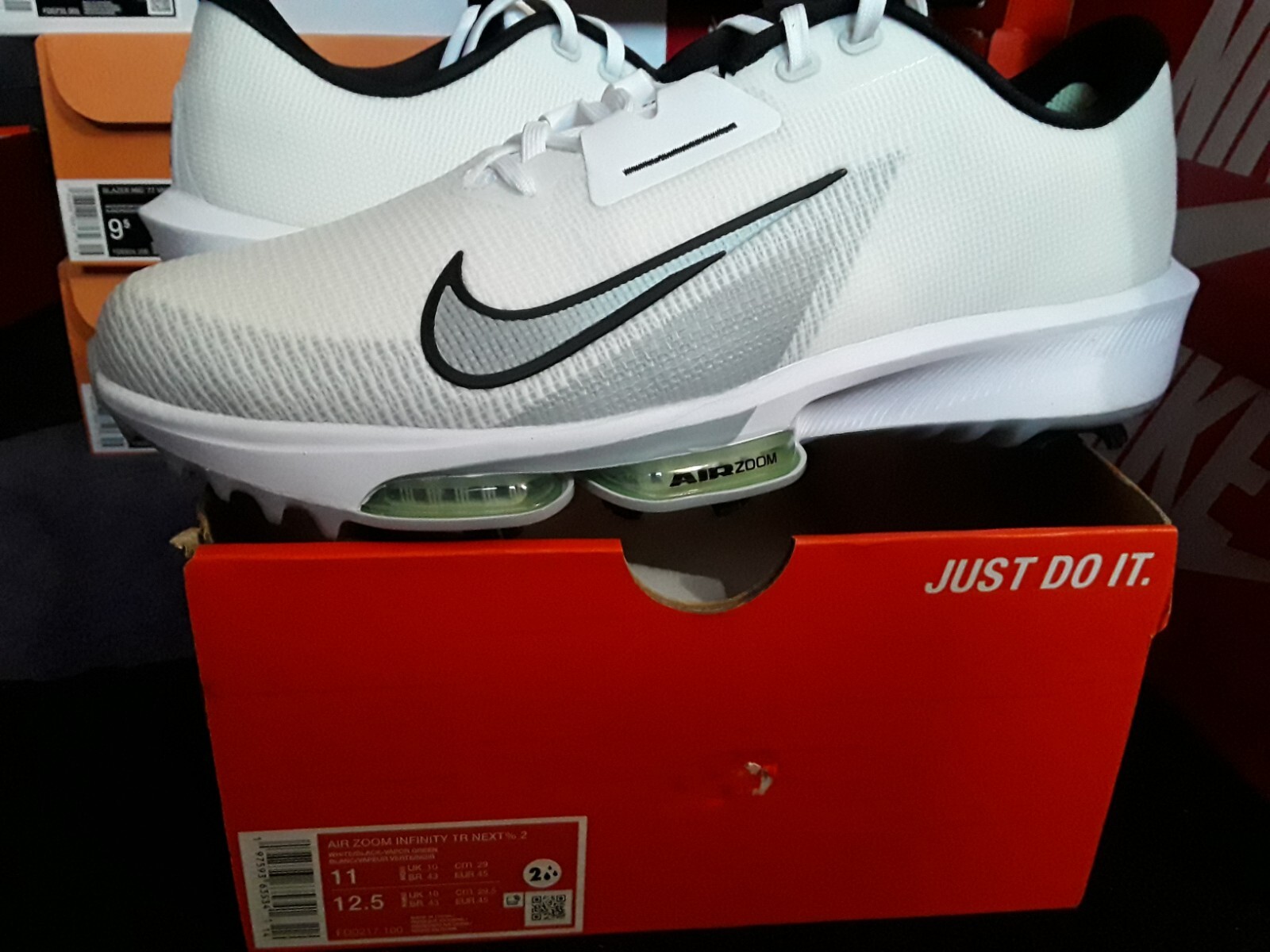 Nike Air Zoom Infinity Tour Next% 2 II White Black Vapor Nike Air Zoom Infinity Tour Next% 2 II White Black Vapor