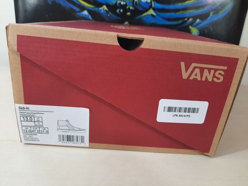 Pre-owned Vans Sk8-hi X Metallica Pushead Black Album 30th Anniversary Ships Fast In Multicolor