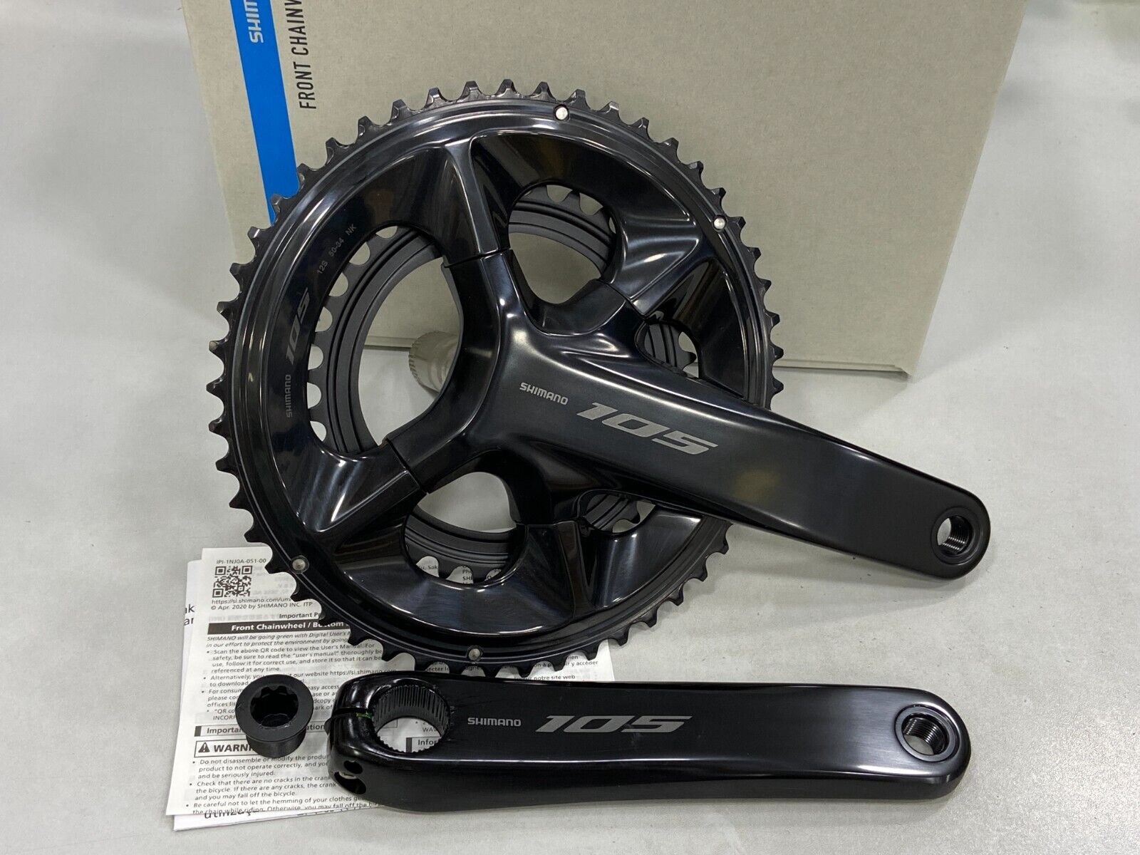 Shimano 105 Hollowtech II FC-R7100 2x12-Speed Crankset Shimano 105 Hollowtech II FC-R7100 2x12-Speed Crankset
