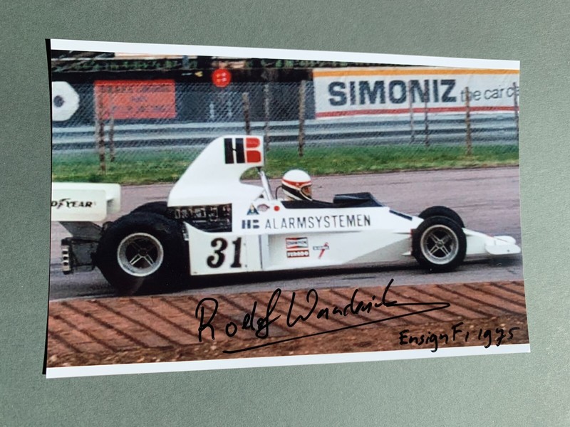 Roelof Wunderink  Formel-1 Fahrer Signed  Foto 10x15 Autogramm