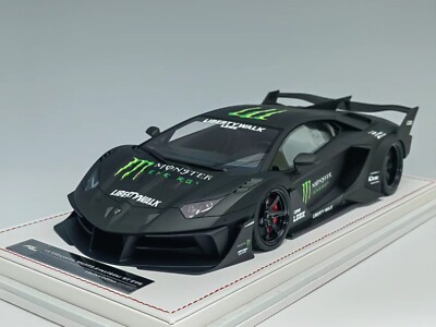 1/18 Ivy Models Lamborghini Aventador GT EVO Liberty wi Monster Black  Leather