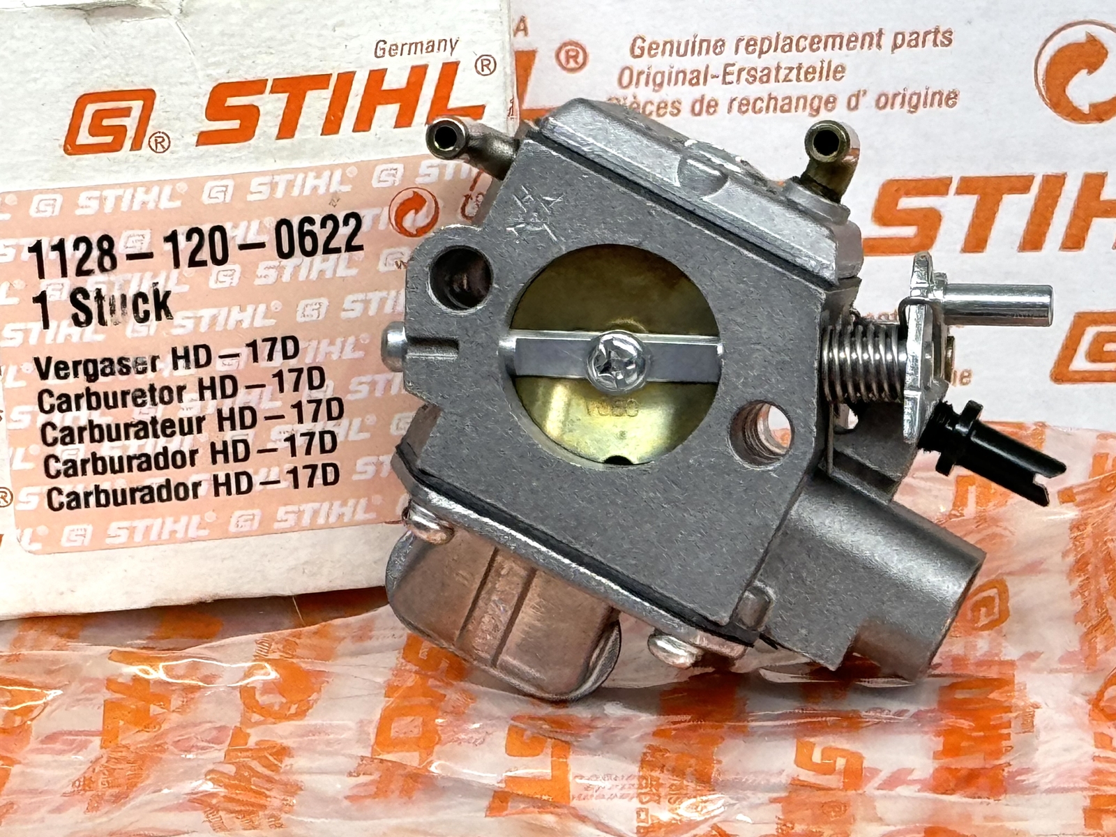 STIHL OEM WALBRO CARBURETOR 1128 120 0622 HD-17D 044 R 046 MS440 460 HD-14 HD-15 - Picture 7 of 9