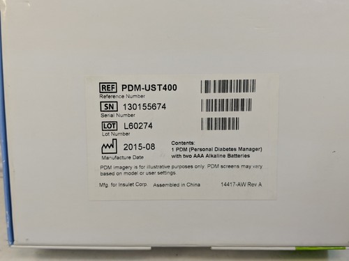Omnipod PDM Personal Diabetes Manager UST400