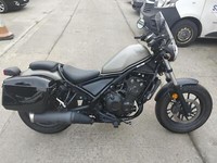 2018 18 HONDA CMX 500 A-X REBEL CMX500 PANIERS CRUISER BOBBER MOT HPI CLEAR