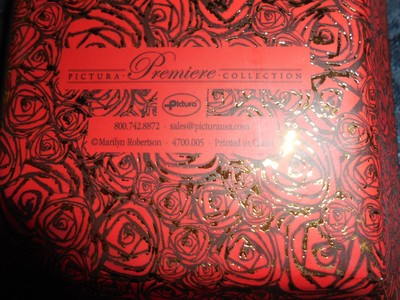 NEW LA ROUGE PICTURA PREMIERE COLLECTION NOTE PAD AND HARD TRAY LACQUAR RED NEW