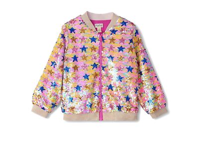Куртка-бомбер Hatley Kids Star Party с блестками (для малышей / Маленьких детей / больших детей)