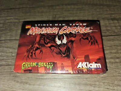 Spider-Man Venom Maximum Carnage Acclaim Promo Cassette Tape Brand NEW w/ Cards!
