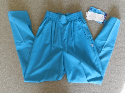 Barco Scrub Pants Real Teal River Washed Small Medical Uniform #52239 New