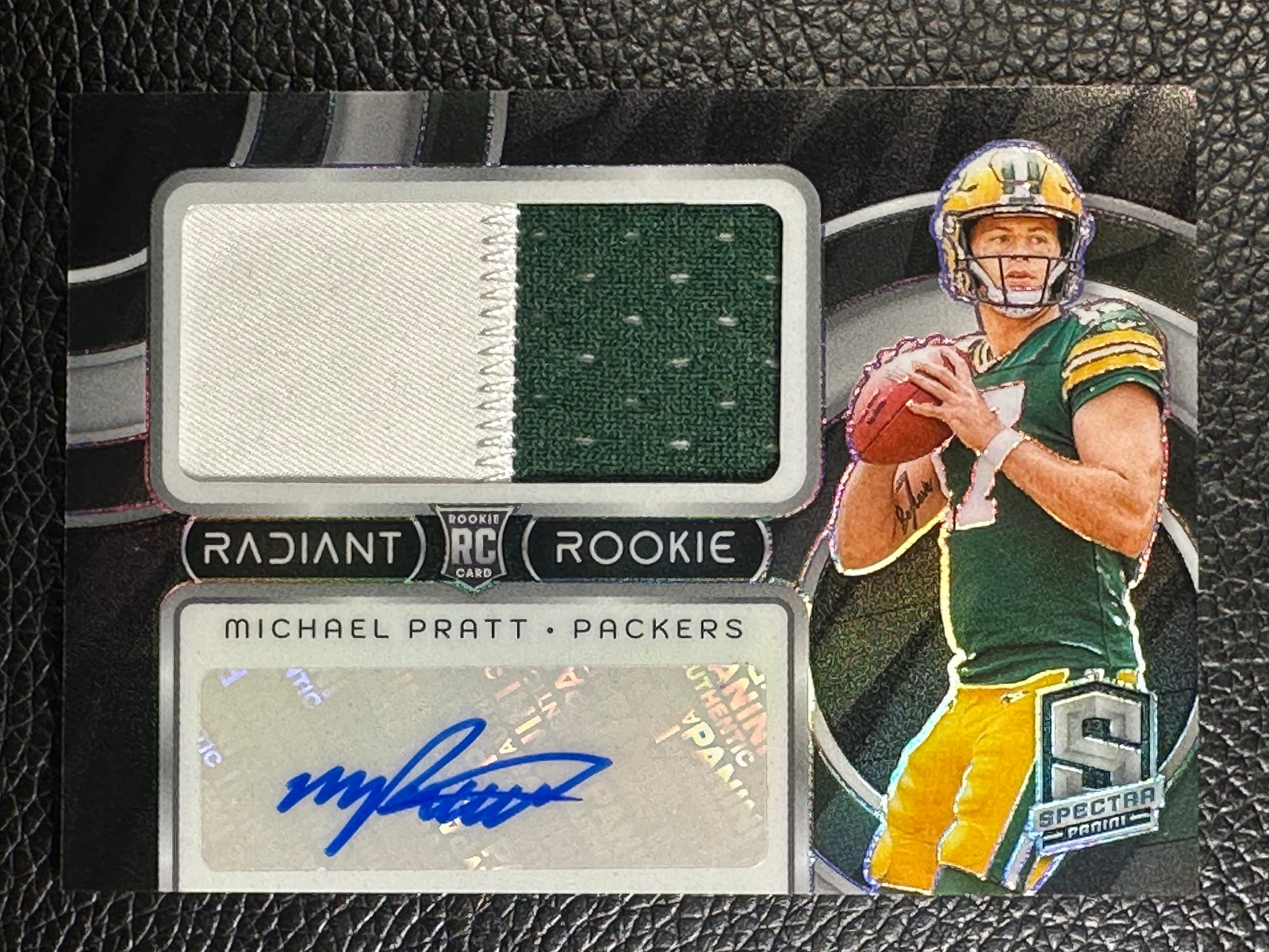 2024 Panini Spectra Radiant Rookie RPA Michael Pratt 21/99 Auto Patch RC Rookie