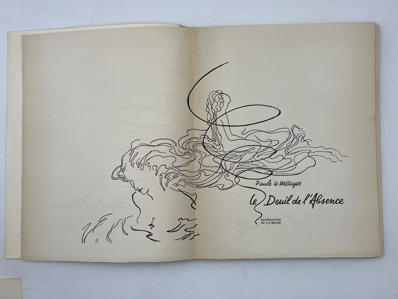 Le deuil de l'absence - Paule le Métayer - EO 1957 - Numéroté