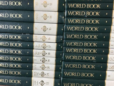The World Book Encyclopedia全22巻 World Book Encyclopedia 22 Volume Complete Set Blue Gold