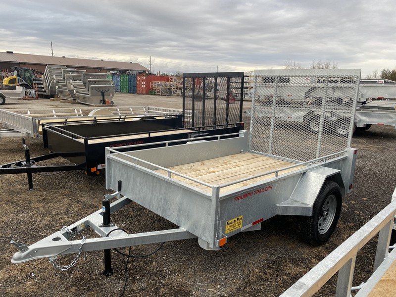2021 Triumph 5x8 Galvanized Trailer Cargo & Utility Trailers