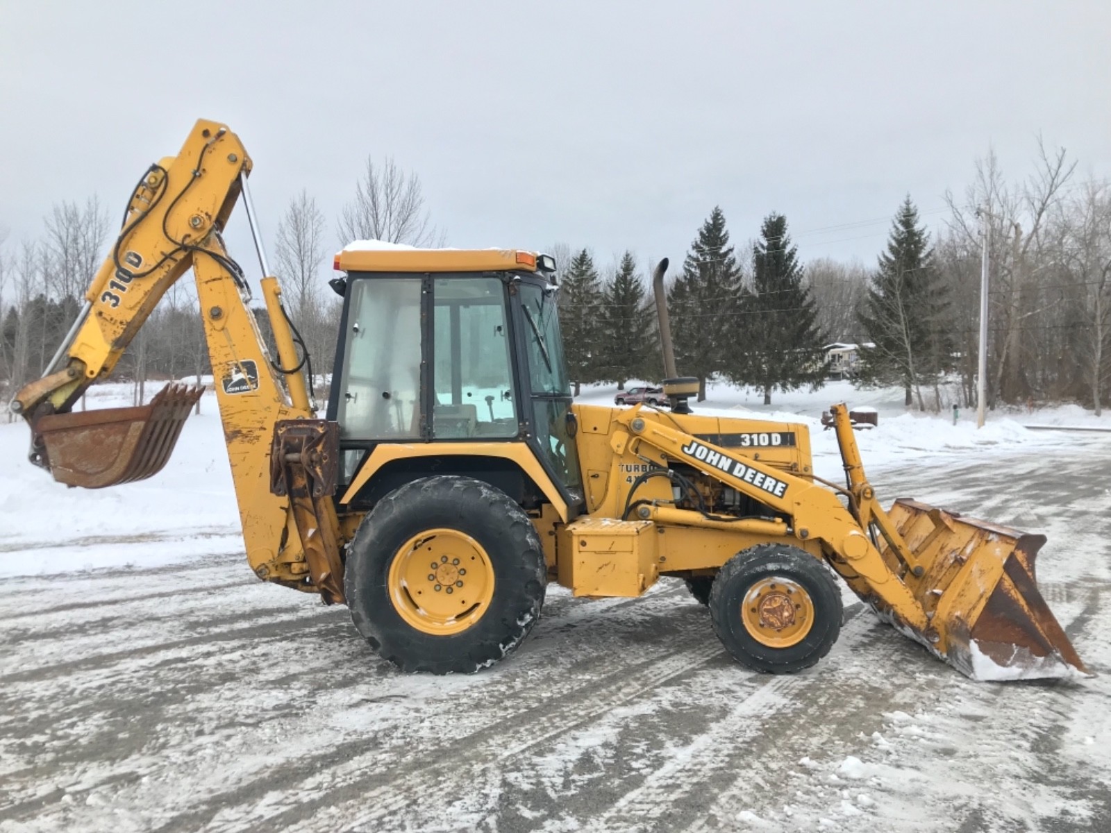 1996 John Deere 310D Loader Backhoe 4x4