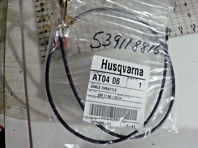 DIXON CHOKE THROTTLE CABLE 47 INCH CABLE  539118816 HUSQVARNA NOS OEM