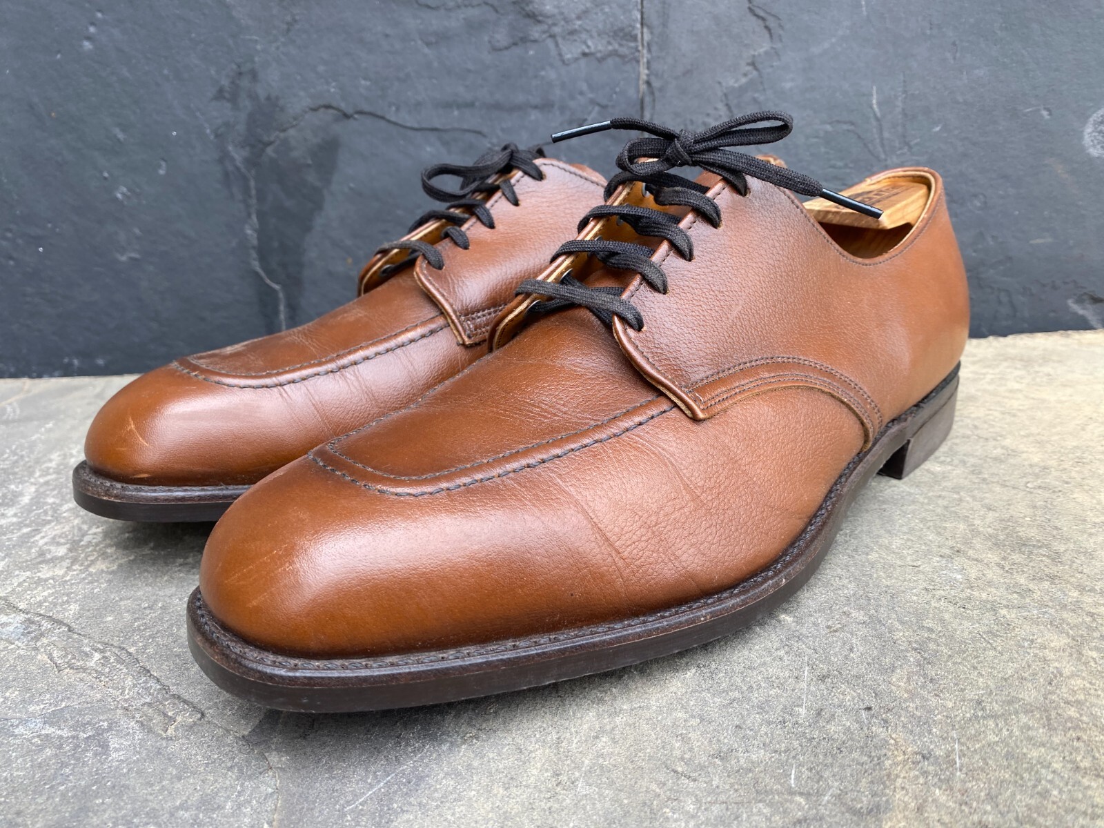 RED WING Vintage Brown Leather USPS Postman Shoes Mens RED WING Vintage Brown Leather USPS Postman Shoes Mens