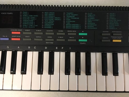 Yamaha Portasound PSS-170 Electronic Keyboard 1980S Voice Bank Synthesizer Piano