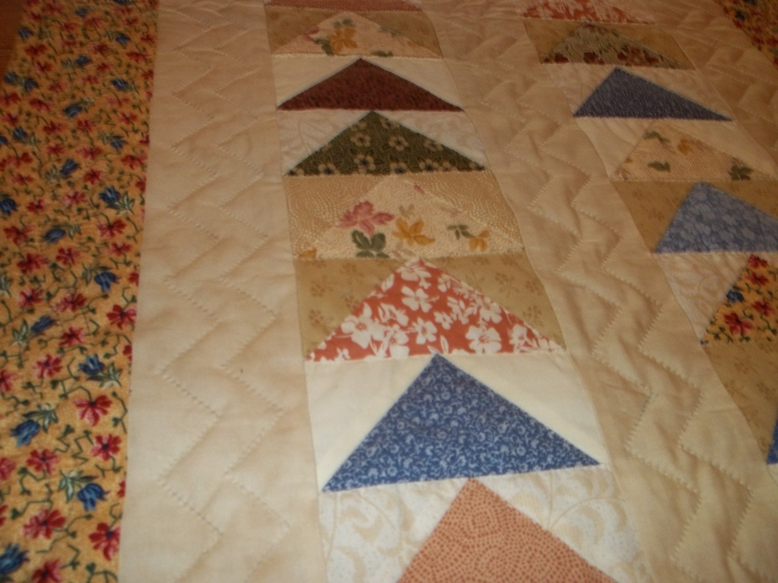 Table Runner/Bed Runner, Handcrafted and Hand Quilted, 25