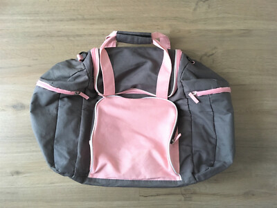YVES ROCHER Reisetasche Sporttasche Tragetasche in GRAU-ROSA