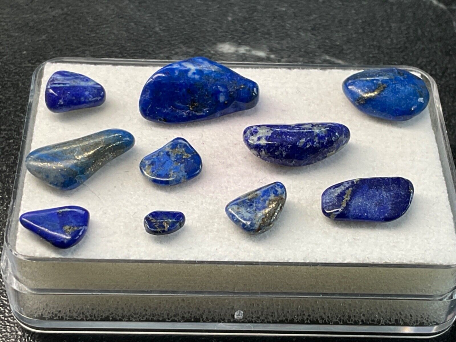 Edelsteine blau aus Konvolut / c146 Weitere Steine hier !