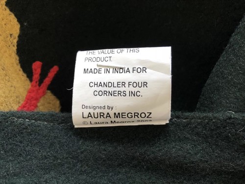 Wool Blanket with Yellow Lab Black Lab by Chandler 4 Corners Laura Megroz