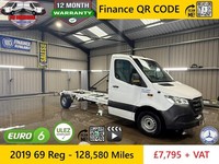 2019 69 Reg Mercedes Sprinter 314CDI 14FT LWB Chassis Cab + VAT