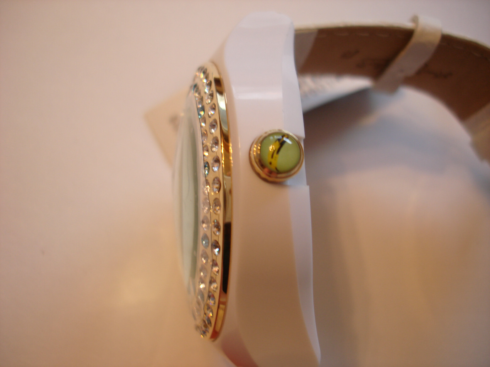 Marilyn Monroe Andy Warhol White Swarvoski Crystal Ladies Watch NIB