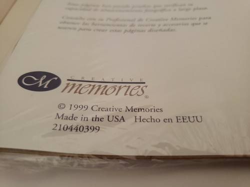 Creative Memories 12 x 12 White Pocket Pages with Write-In Space RCM-12P