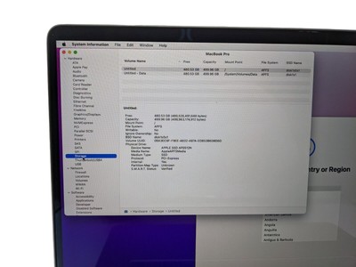 APPLE MACBOOK PRO A2141 2019 i7 2.6GHz 32GB 512GB *GRADE D*