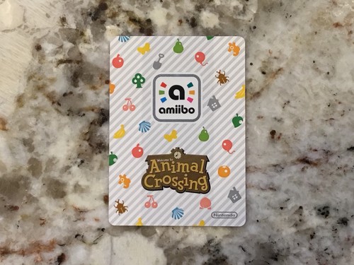LIONEL #072 Animal Crossing Amiibo Authentic Nintendo Mint Card From Series 1