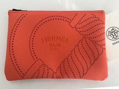 Hermes Neobain Limited Edition Case Potiron Classic Color New W/RECEIPT 2022