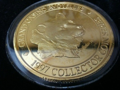 1997 Grand Casino Avoyelles Gold-Plated Bronze Collector Series