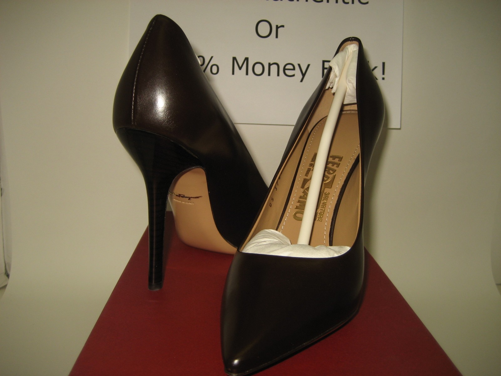 Pre-owned Ferragamo $575 Salvatore  Susi Brown Leather Point Toe Pumps High Heels Shoes