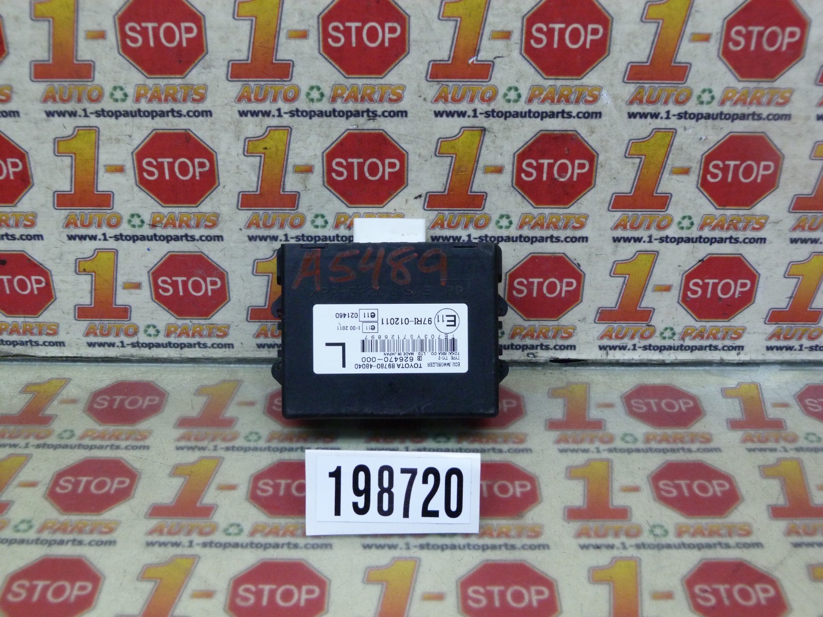 04-07 TOYOTA HIGHLANDER IMMOBILIZER THEFT-LOCKING CONTROL
