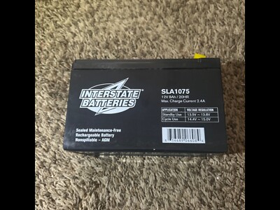 Interstate Batteries SLA1075 (NEW)
