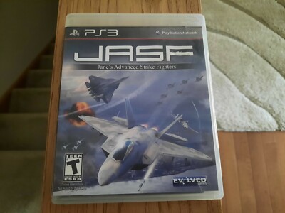 JASF Janes Advanced Strike Fighters PS3 Playstation CIB Complete Tested Working
