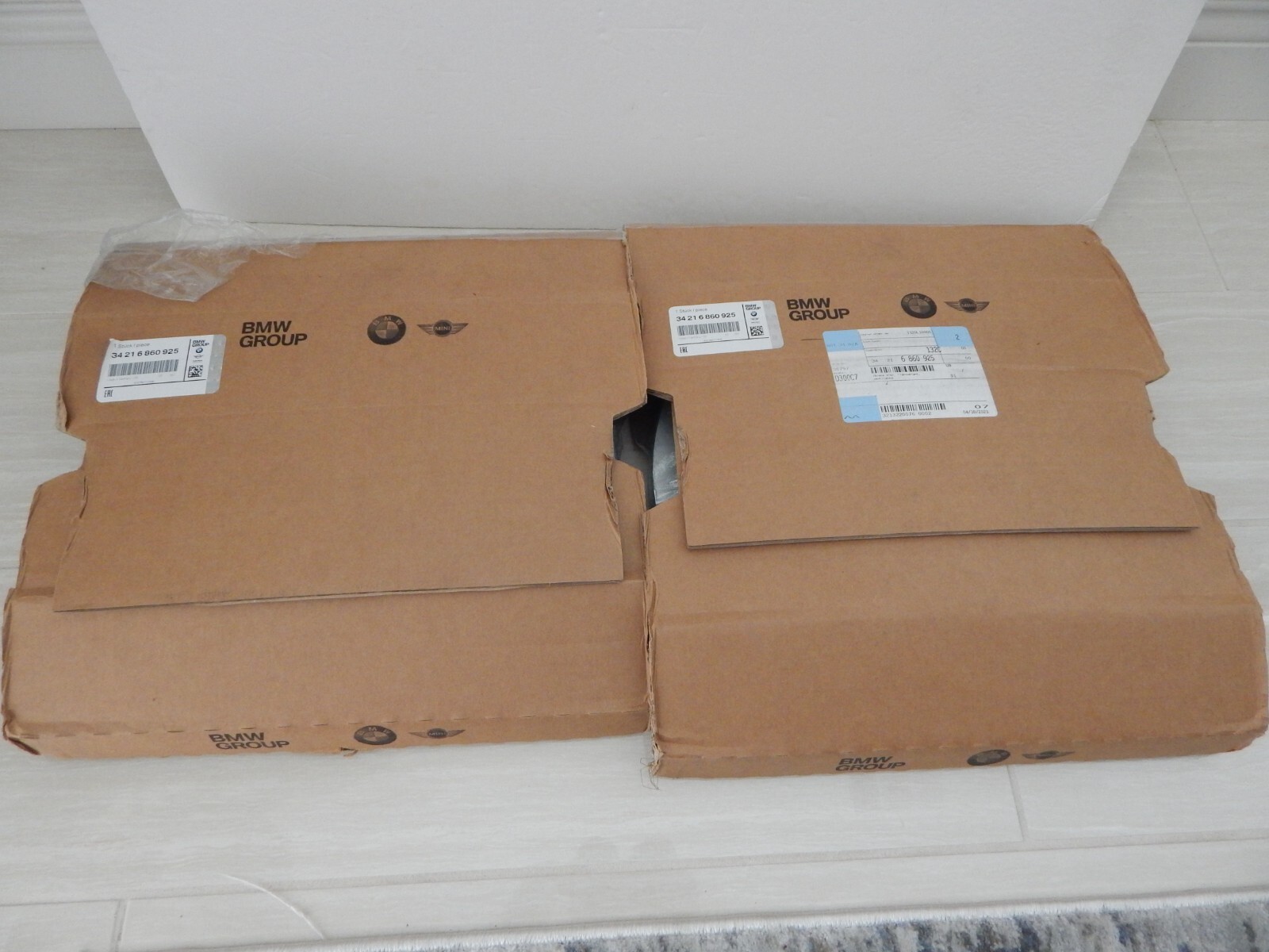 BRLページ BMW 34216860925 Genuine Rear Disc Brake Rotor Set 2 PCS New